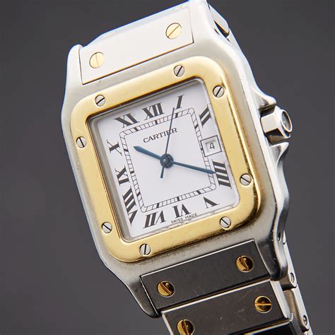 cartier santos automatic watch price|cartier santos pre owned.